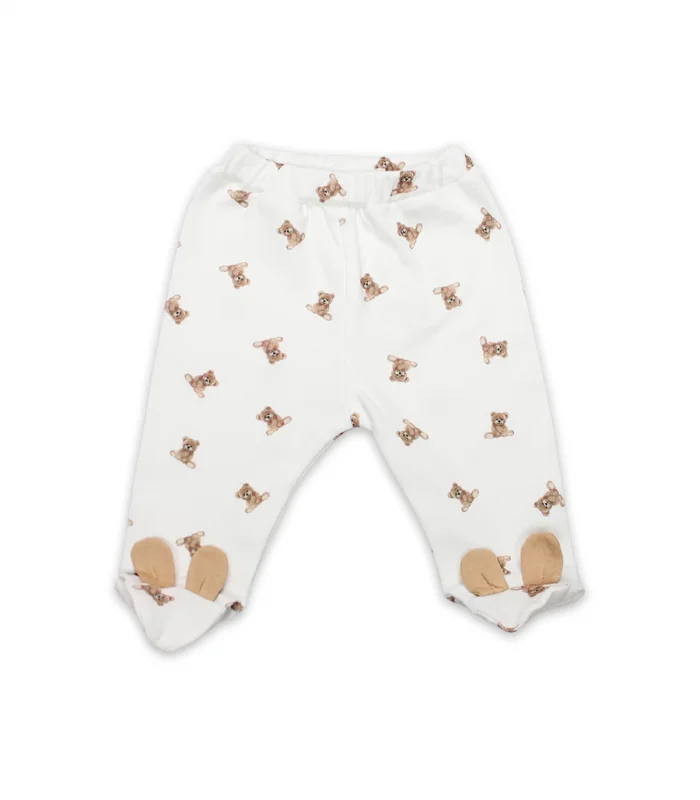 Bistyle I Am So Bear Patikli Tek Alt 16105 Bej Ekru