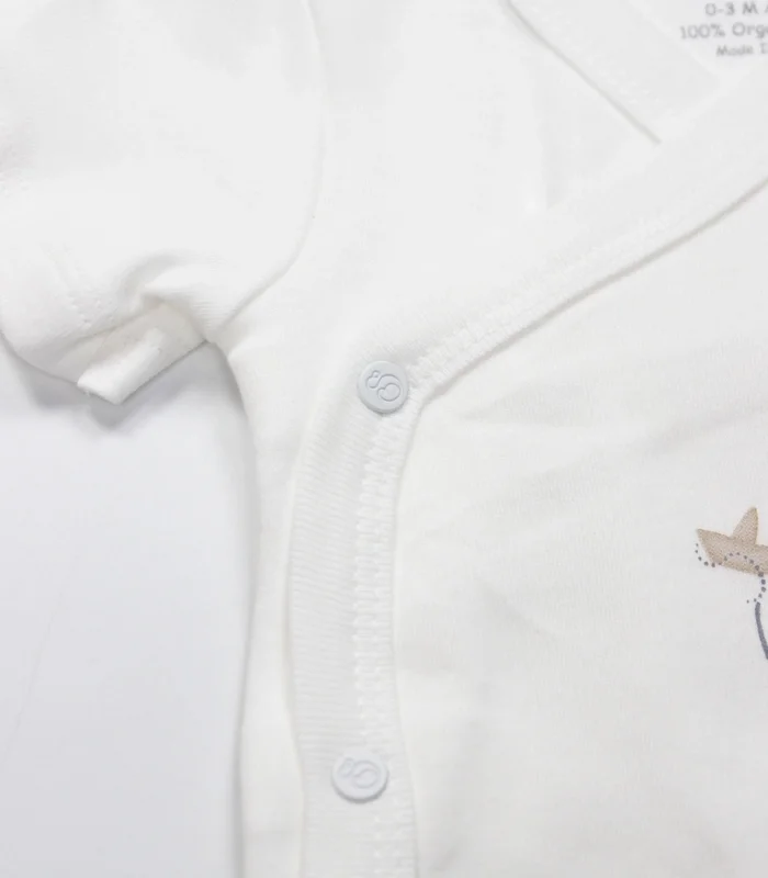 Bistyle Kruvaze Body Yarım Kol Little Boats 17152 Ekru