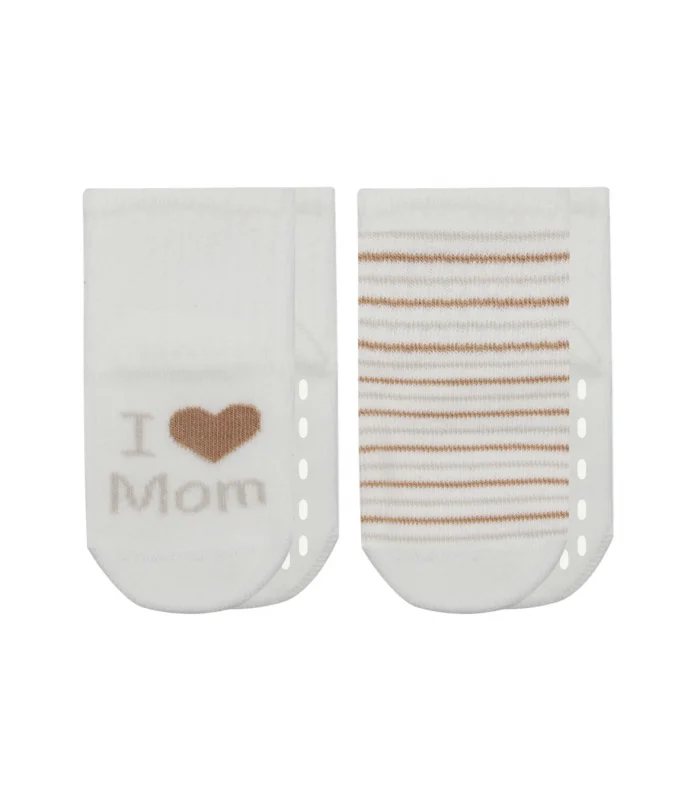 Bistyle Mom Dad Penye Kaymaz Soket Çorap 2li 10147 Çember Mom