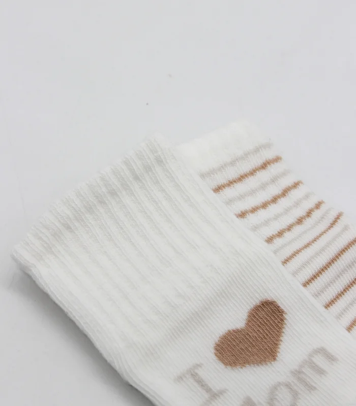 Bistyle Mom Dad Penye Kaymaz Soket Çorap 2li 10147 Çember Mom