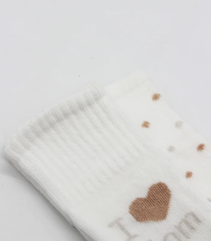 Bistyle Mom Dad Penye Kaymaz Soket Çorap 2li 10147 Puan Mom