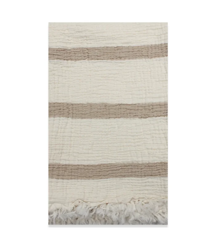 Bistyle Müslin Battaniye Uyku Arkadaşli Pure Life 70156 85x85cm Bej