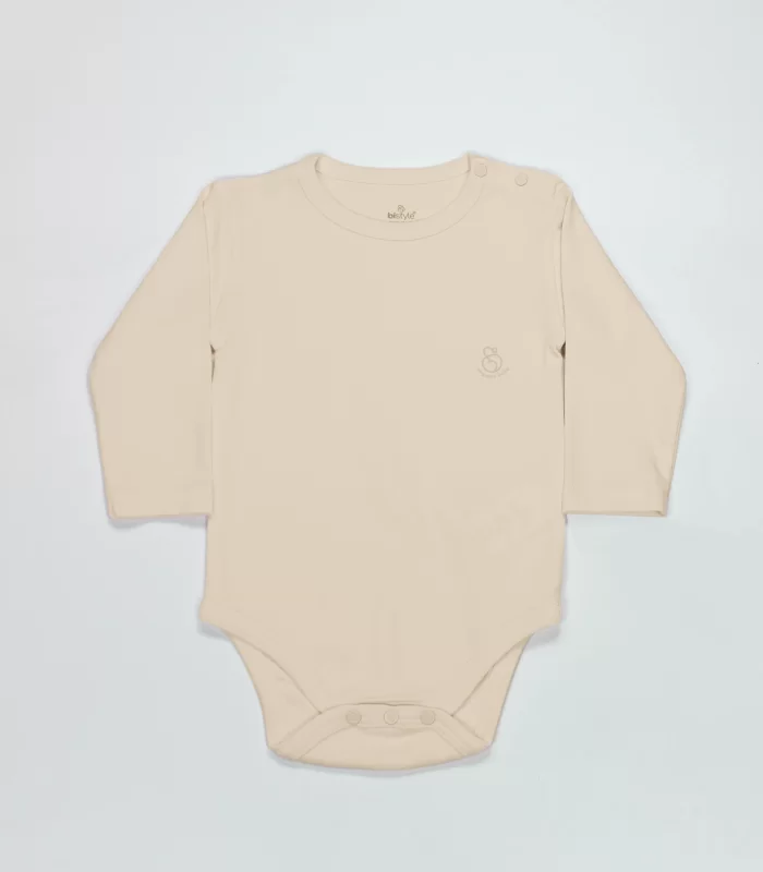 Bistyle Natural Basic Style Uzun Kol Body 17104 Bej