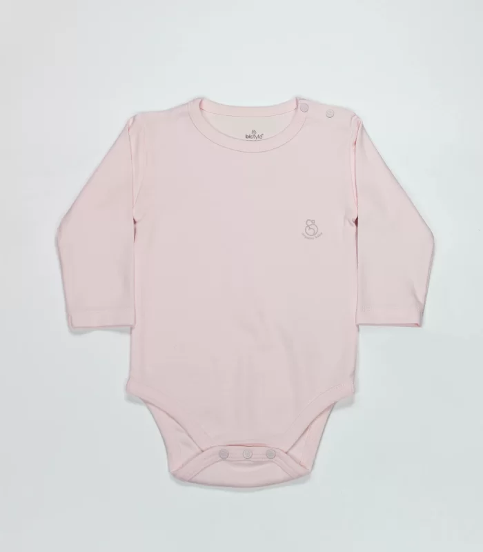 Bistyle Natural Basic Style Uzun Kol Body 17104 Pembe