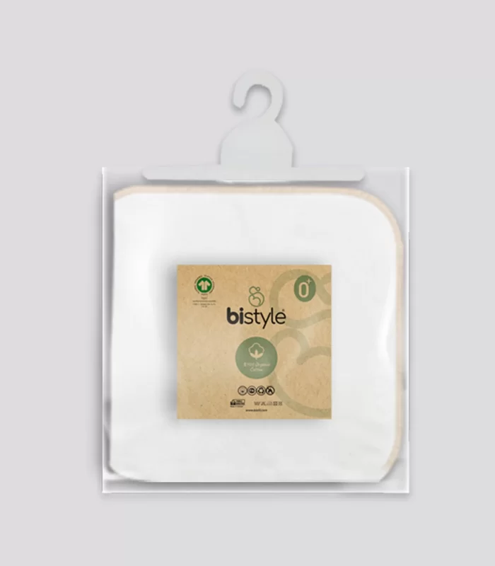 Bistyle Organik 28x28 6lı Penye Mendil 90103 Ekru