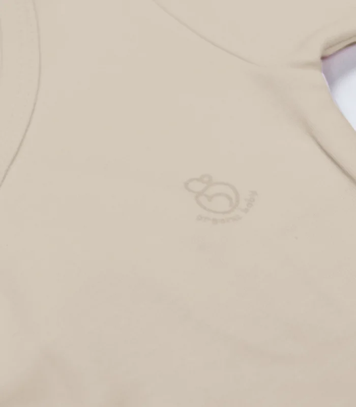 Bistyle Organik Natural Basic Style Kruvaze Uzun Kol Body Bs17102 Bej