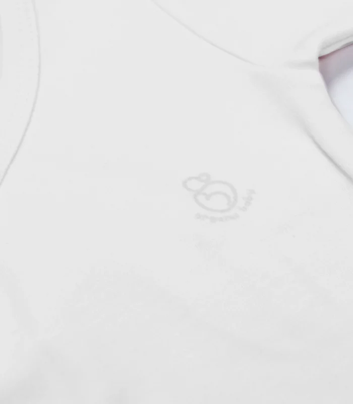 Bistyle Organik Natural Basic Style Kruvaze Uzun Kol Body Bs17102 Beyaz