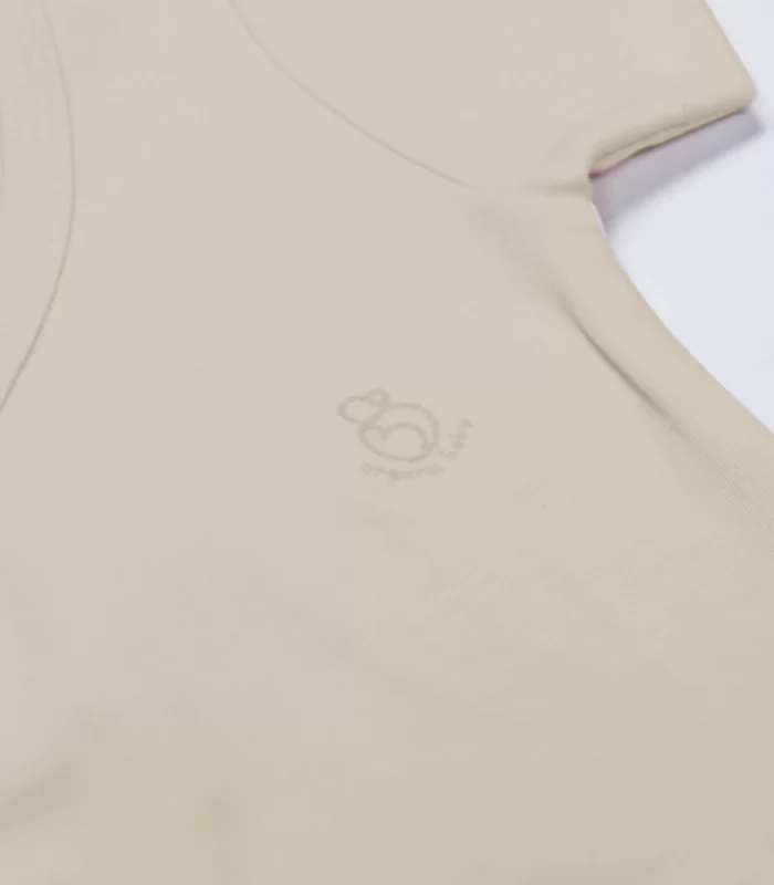 Bistyle Organik Natural Basic Style Kruvaze Yarım Kol Body Bs17101 Bej