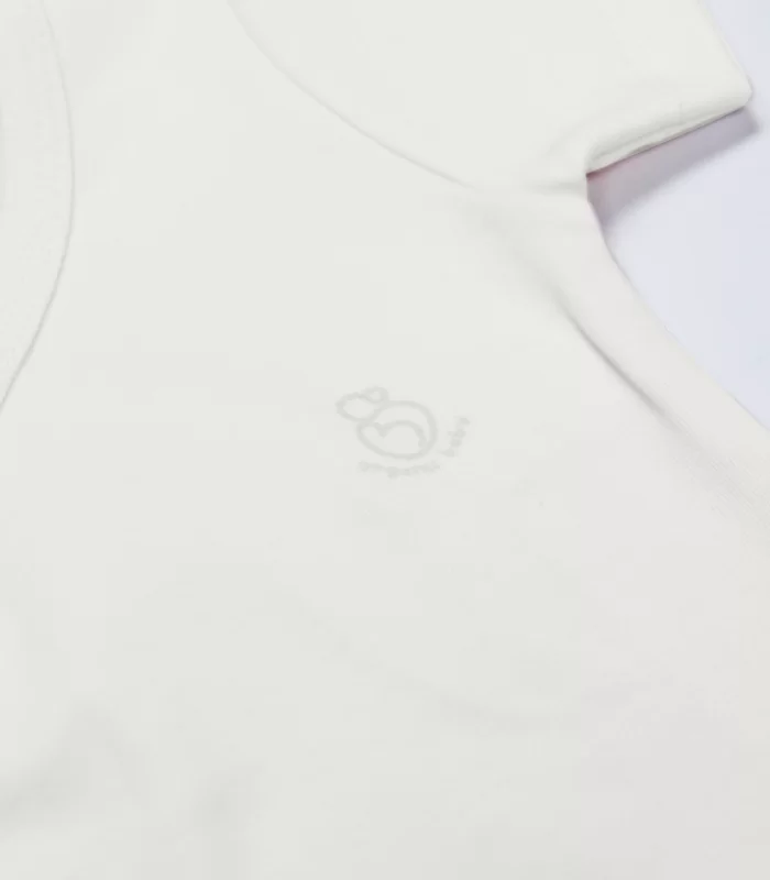 Bistyle Organik Natural Basic Style Kruvaze Yarım Kol Body Bs17101 Ekru