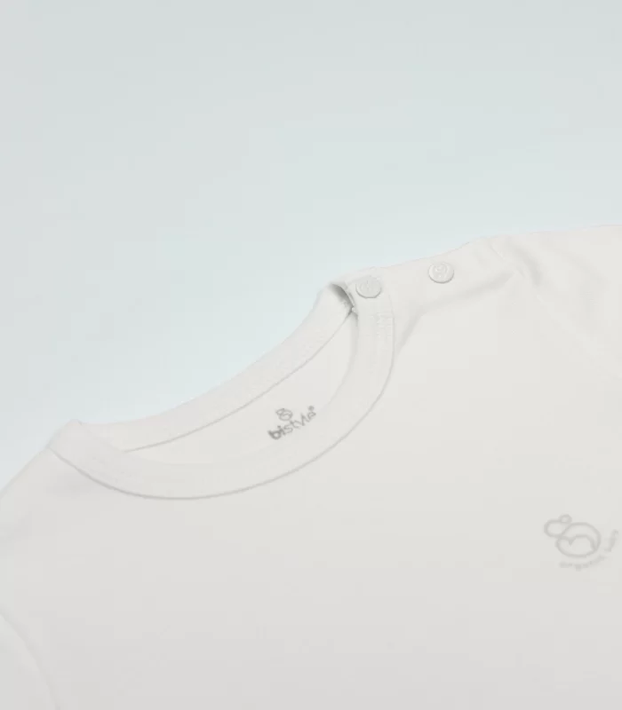 Bistyle Organik Natural Basic Style Yarım Kol Body Bs17103 Ekru