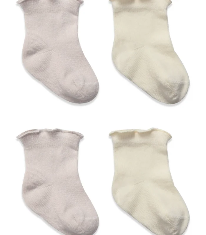 Bistyle Overlok Style Penye Soket Çorap 2li 10153 Taş