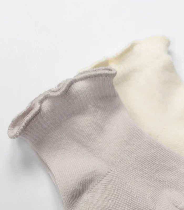 Bistyle Overlok Style Penye Soket Çorap 2li 10153 Taş