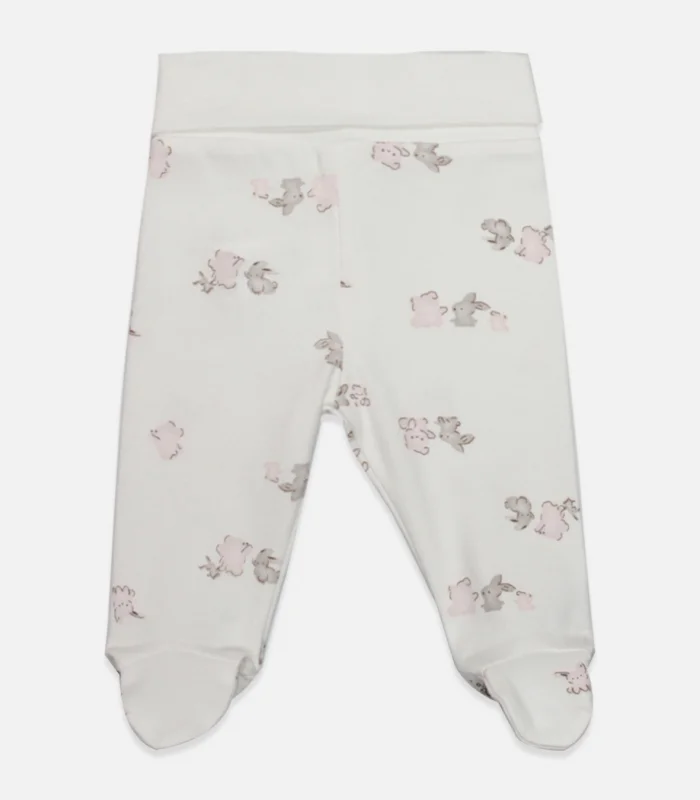 Bistyle Patikli Alt Love You Family 16150 Pudra