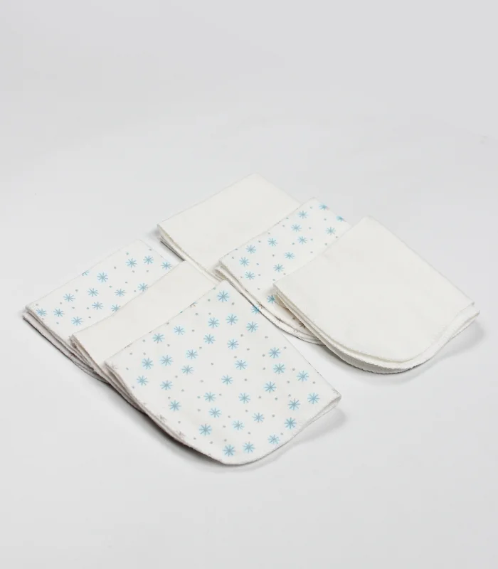 Bistyle Stars Kutulu 6lı Penye Mendil 20x20 90104 Mavi