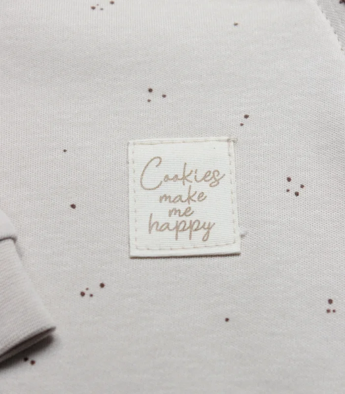 Bistyle Tulum Patiksiz Cookies Make Happy 15127 Ekru