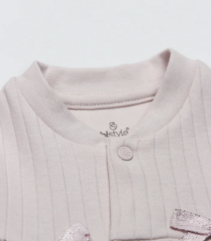 Bistyle Tulum Patiksiz Love You Family 15138 Pudra