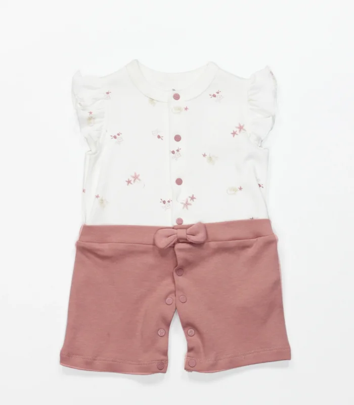 Bistyle Tulum Şort Müslin Starfish Wishes 15142 Pembe