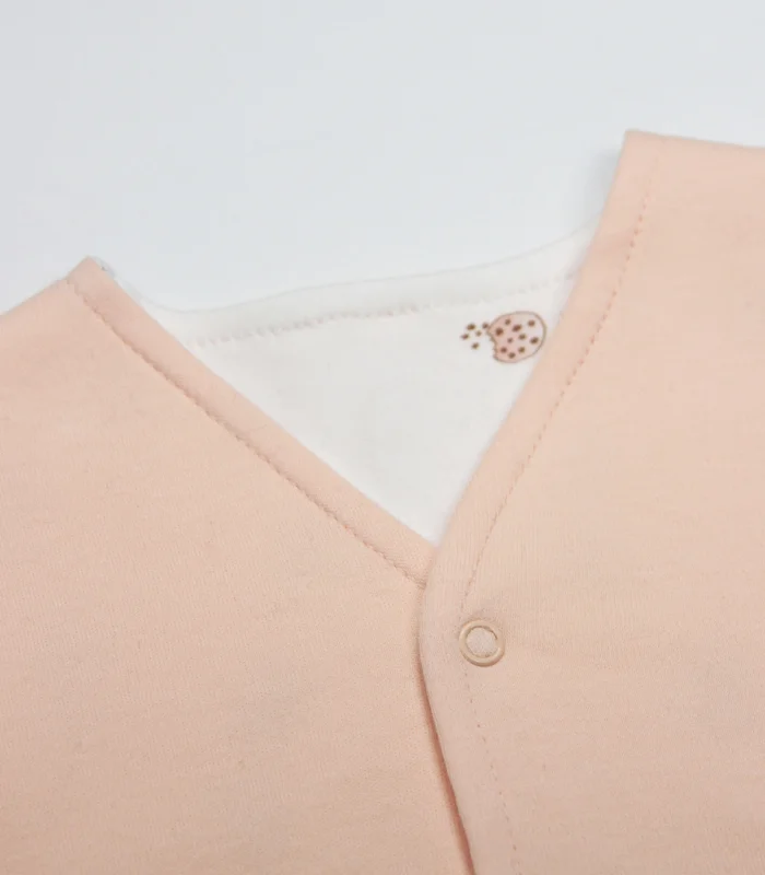 Bistyle Yelek Çift Taraflı Cookies Cute Happy 18112 Somon