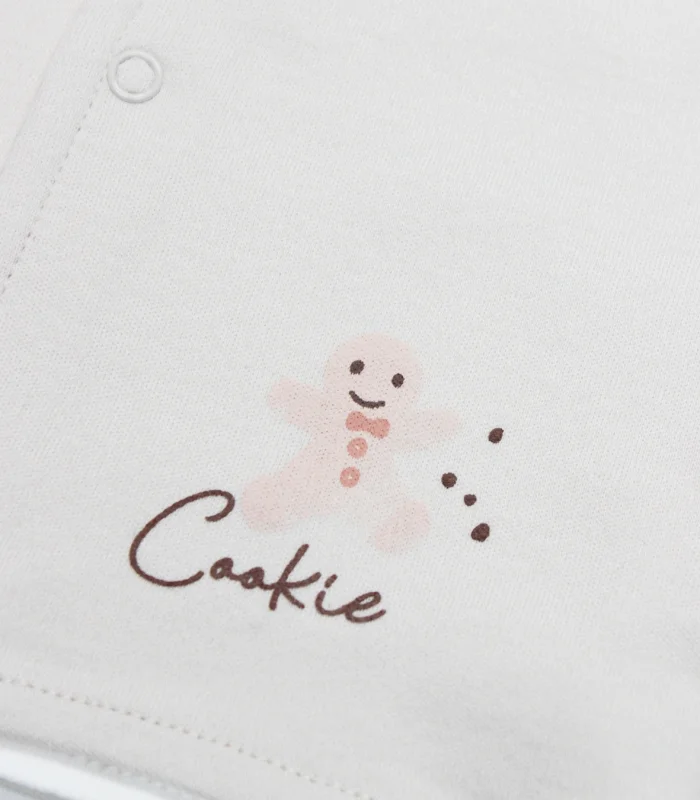 Bistyle Yelek Çift Taraflı Cookies Make Happy 18111 Ekru