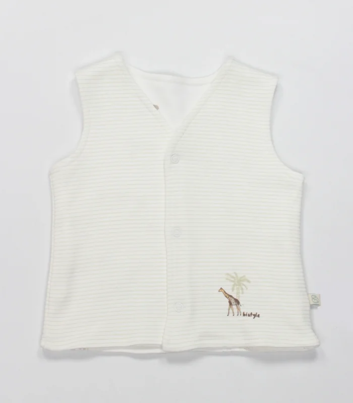 Bistyle Yelek Çift Taraflı Safari Forewer 18116 Yeşil