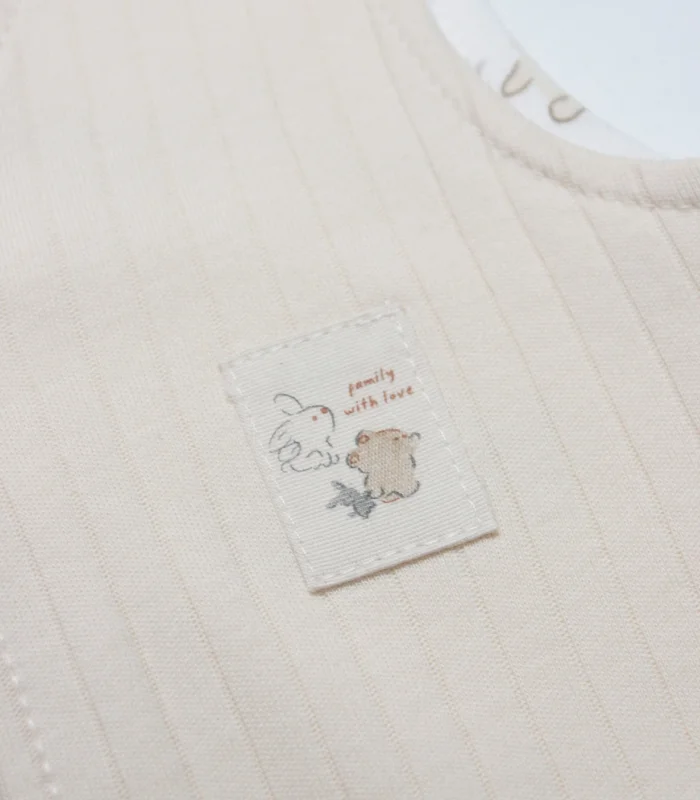 Bistyle Yelek Çift Taraflı With You Family 18113 Bej