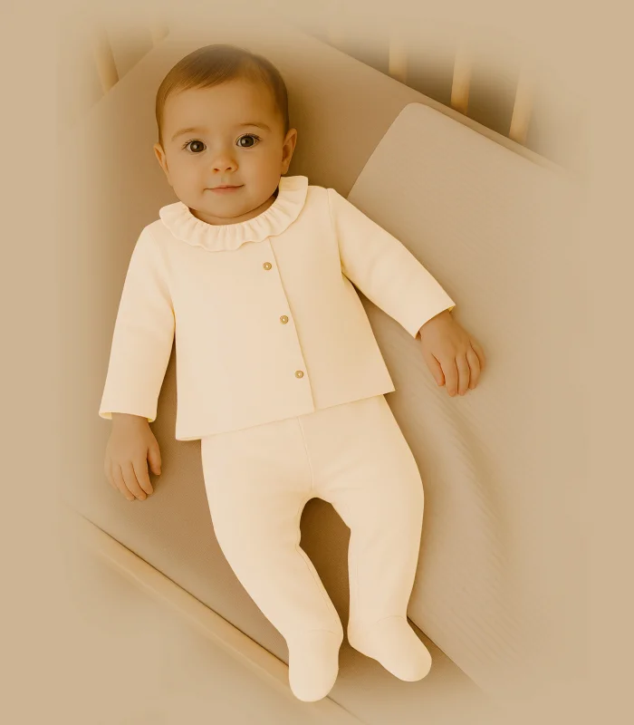 Bistyle Yenidoğan Zıbın Battaniye Prıncess 13113 Ekru