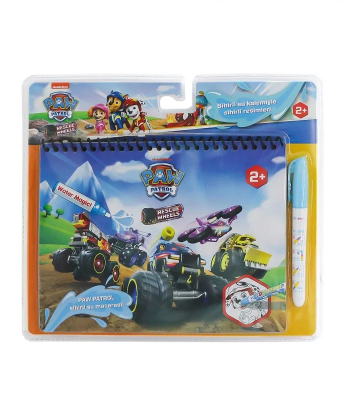 BK009 Paw PEtrol Sihirli Boyama Kitabı -Gepettoys