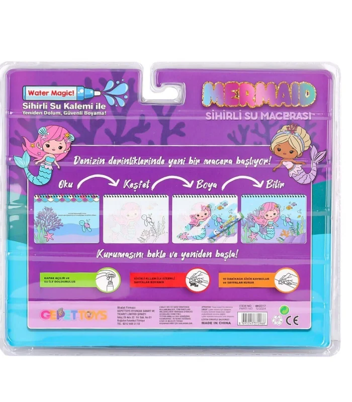 BK012 Sihirli Boyama Kitabı -Gepettoys