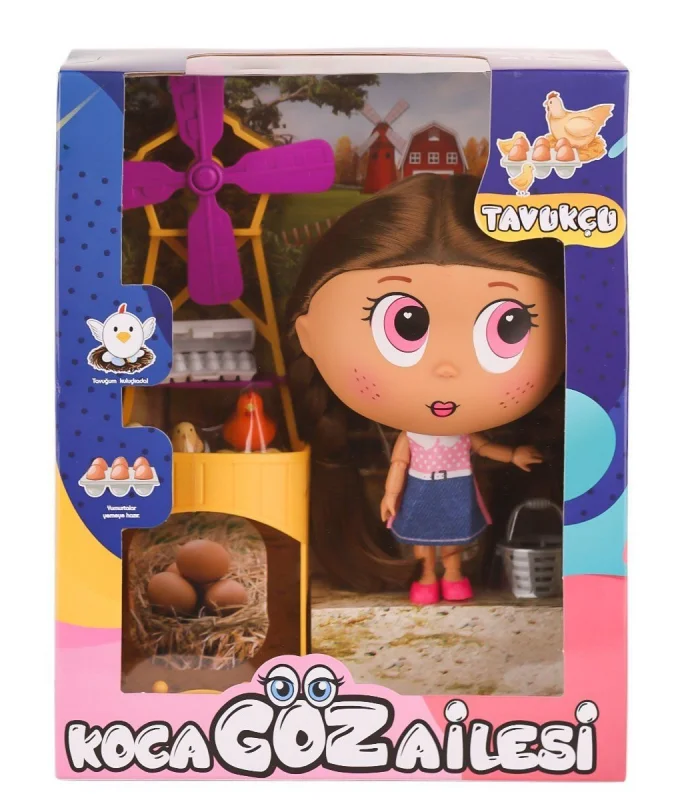 BLD295 Koca Göz Ailesi Tavukçu -Birliktoys