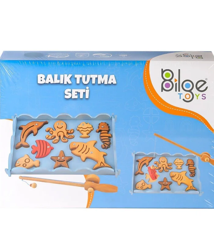 BLG-104 Ahşap Balık Tutma Oyunu
