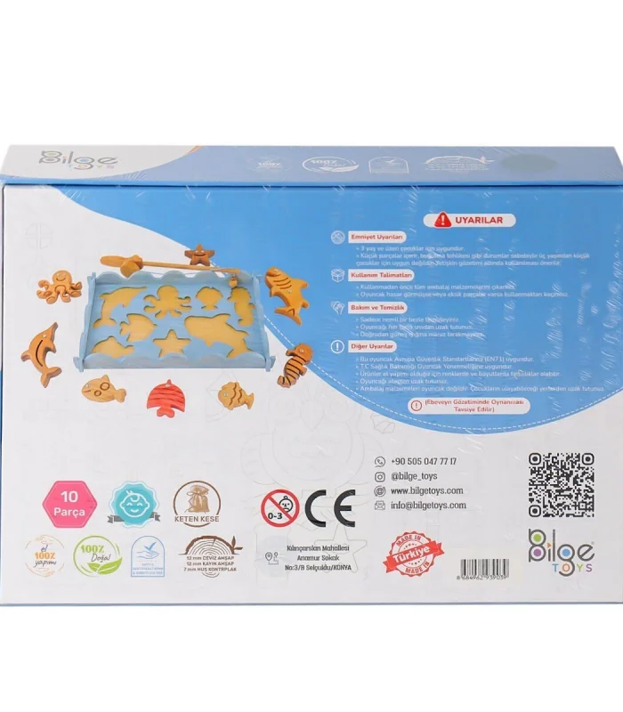 BLG-104 Ahşap Balık Tutma Oyunu