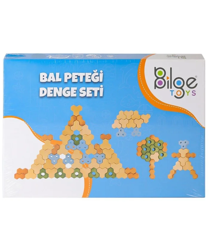 BLG-106A Bal Peteği Ahşap Denge Oyunu