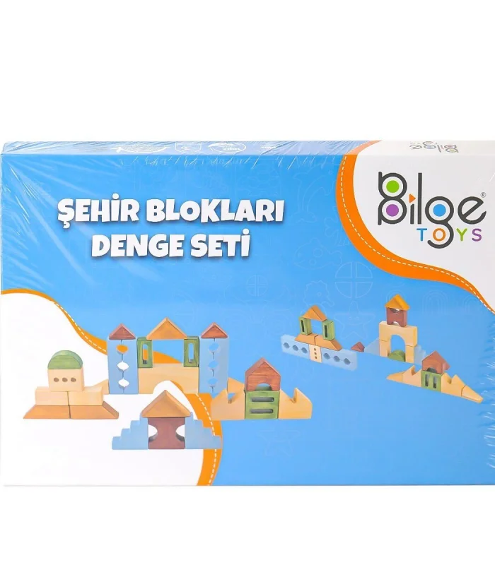BLG-107A Ahşap Şehir Blok Seti