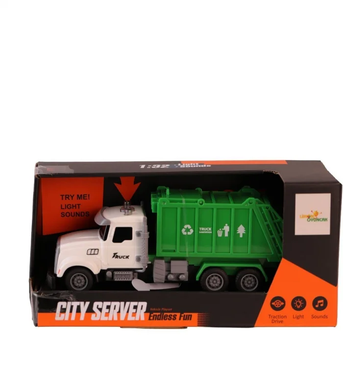 C-007A PİLLİ IŞIKLI ÇÖP ARABASI