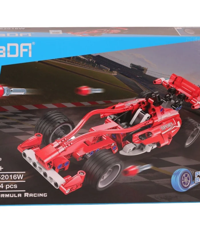 C52016W YARIŞ ARABASI ÇEK BIRAK 144 PARÇA BLOCK OYUNCAK