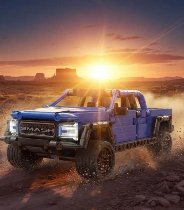 C52029W CADA MAVİ ARAZİ ARACI 390 PARÇA BLOCK OYUNCAK