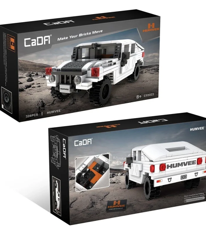 C55022W CADA Humvee Jeep Blok Seti 328 Parça-Vagon life