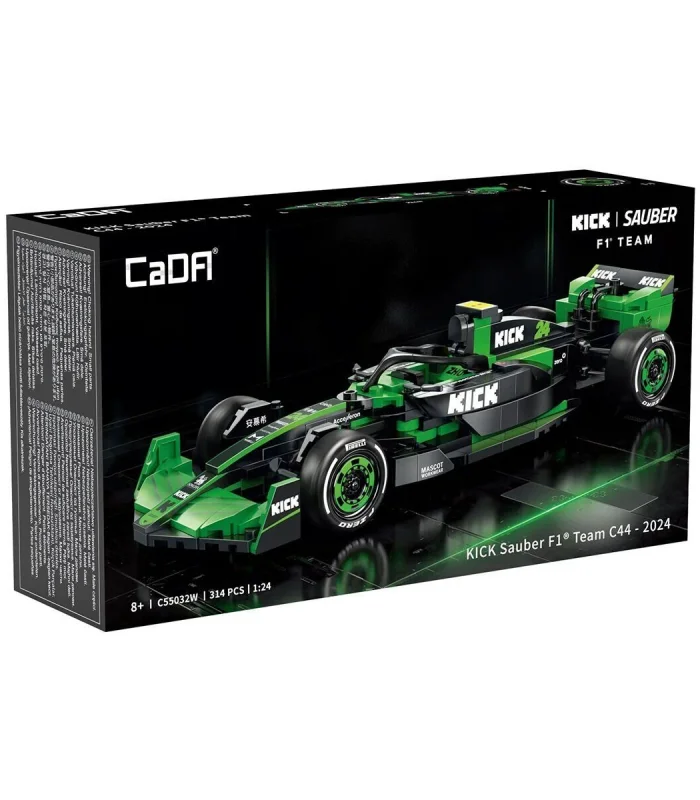 C55032W CADA SAUBER F1 FORMULA ARACI 314 PARÇA BLOCK OYUNCAK