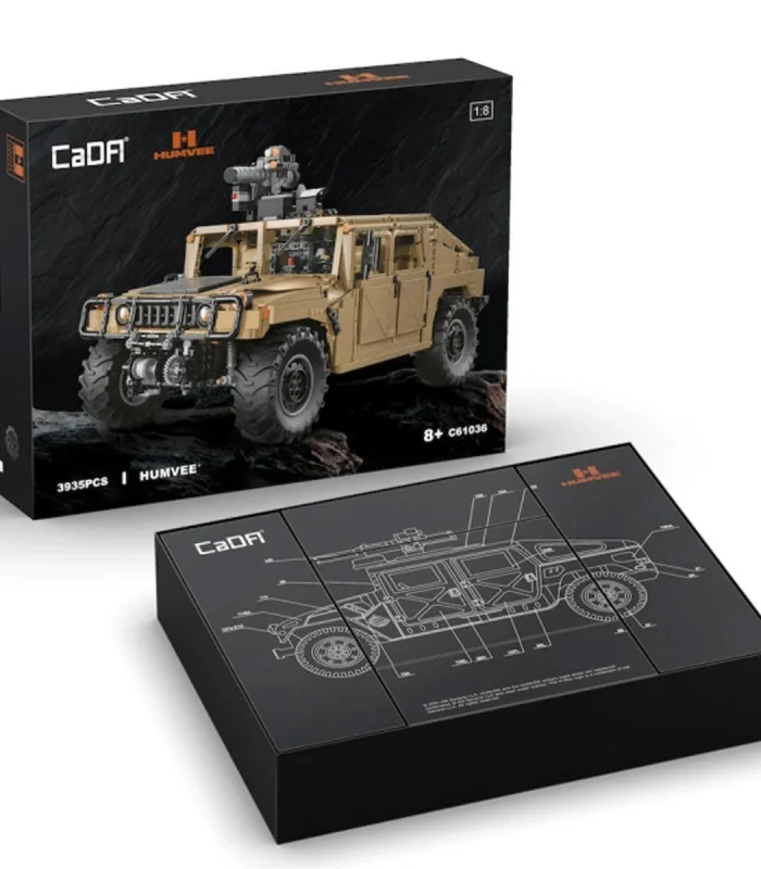 C61036W CADA Humvee Arazi Aracı Blok Set BLOCK OYUNCAK