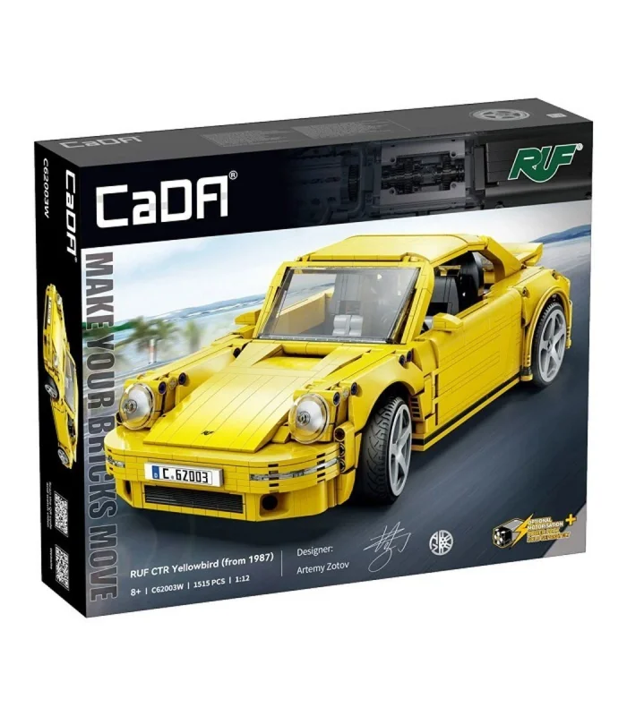 C62003W CADA RUF CTR Yellowbird Blok Seti 1515 Parça -Vagon life