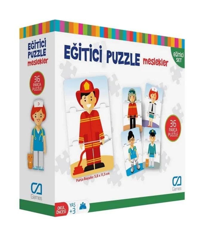 CA.5030 CA Games, Eğitici Puzzle Meslekler