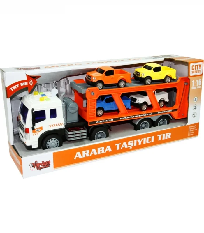 Canem Sesli Işıklı Araba Taşıyan Tır 1189-70