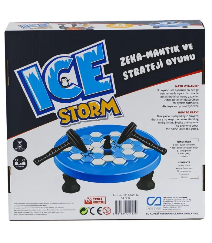 CAPLS-5212 Ice Storm Zeka,Mantık ve Strateji Oyunu -CaGames