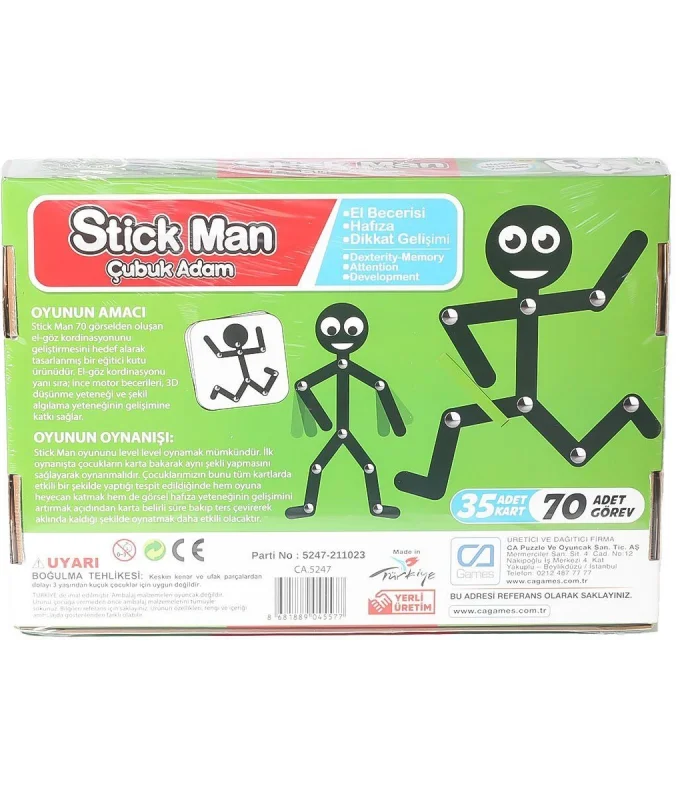 CAPLS-5247 STICK MAN ÇUBUK ADAM