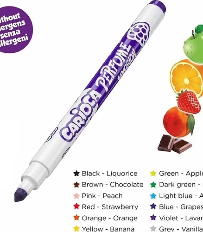 Carioca Kokulu Keçeli Boya Kalemi 12Li