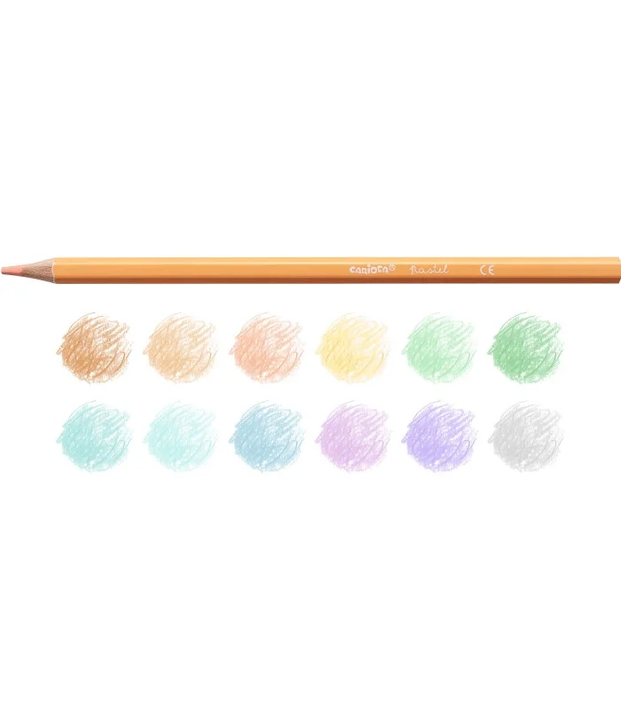 Carioca Pastel Renk Kuru Boya Kalemi 12Li