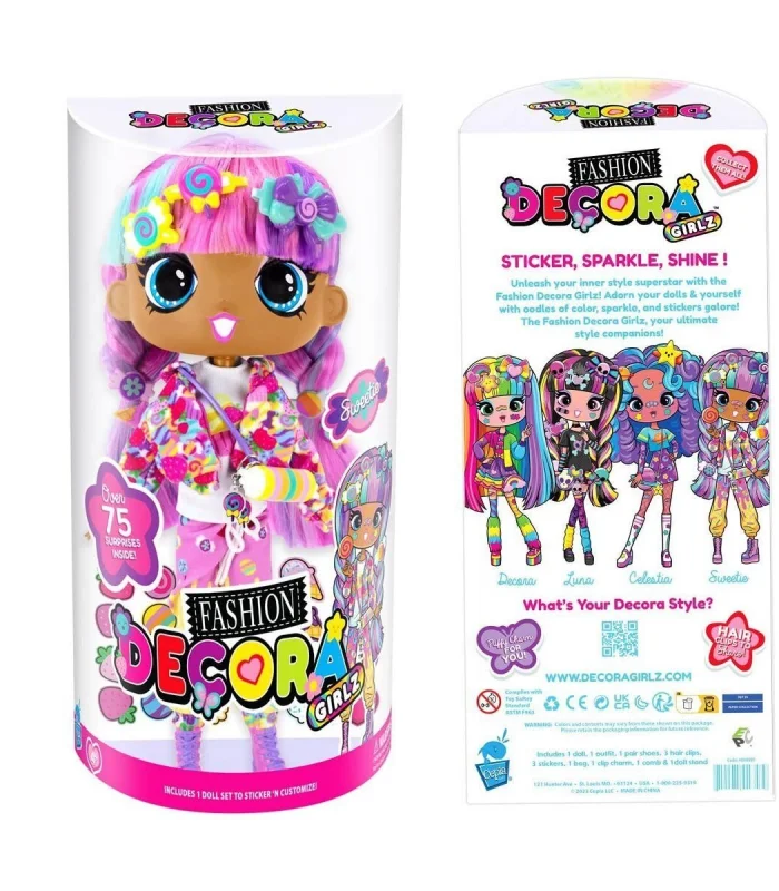 CEP D1001 Decora Girlz 28 cm Büyük Moda Bebek - Asorti