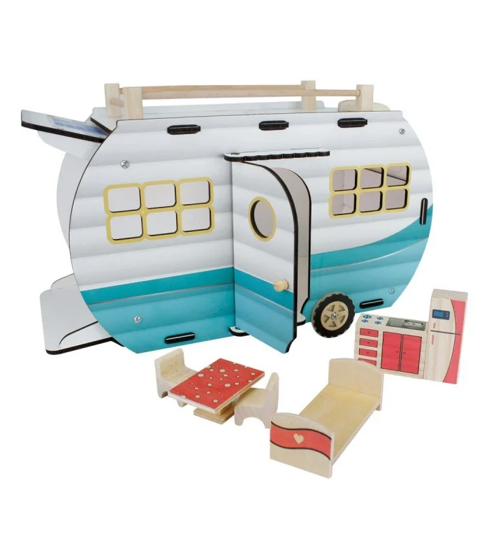 ÇG95 Ahşap Karavan Turkuaz -Okutan