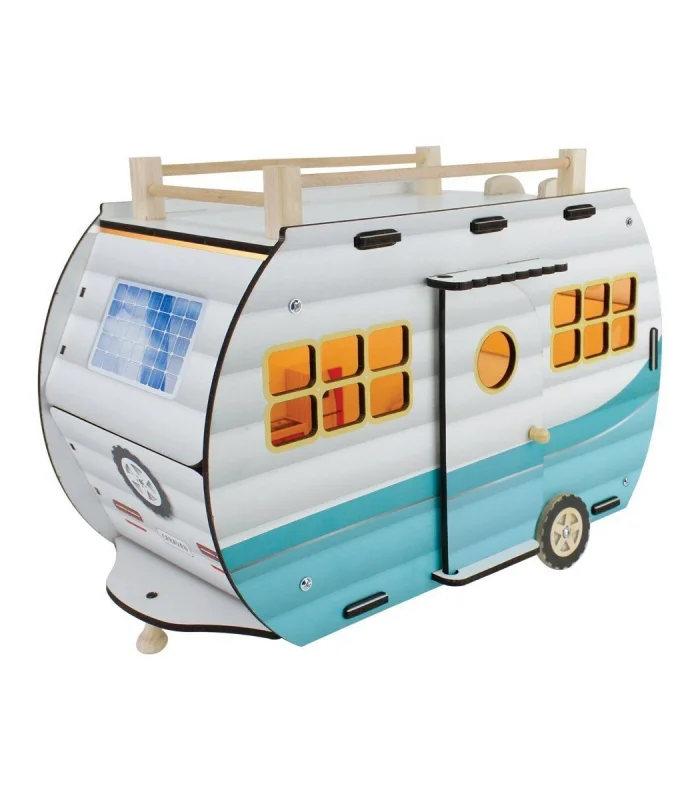 ÇG95 Ahşap Karavan Turkuaz -Okutan