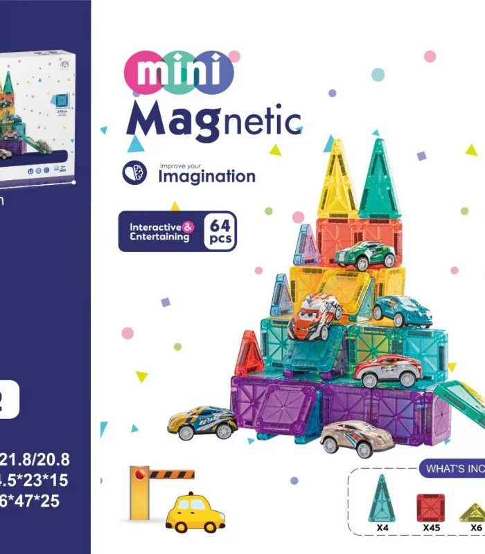 CH1522 3.75CM Mini Magnetic Blok 64 PCS